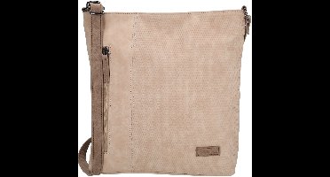 Beagles Brunete Crossbody Schoudertas - Dames Tas - Lichttaupe