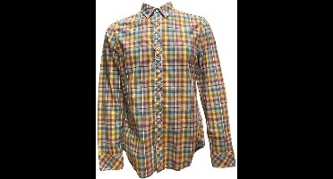 PME Legends - Overhemd - Rood / Oranje / Groen - Maat M