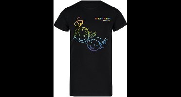 4President T-shirt de zoete zusjes zwart maat 98