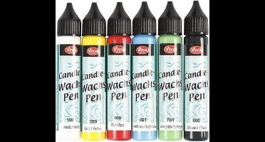 Creativ Company Viva Decor Kaarsversierpen Set 6x25 ml