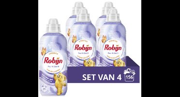 Robijn Classics Wasverzachter - Puur & Zacht - 4 x 39 wasbeurten - Voordeelverpakking
