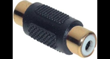 S-Impuls Tulp mono audio koppelstuk - zwart / verguld