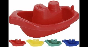 Let's Play Bootjes Badspeelgoed - 4x gekleurd kunststof voor kinderen en peuters