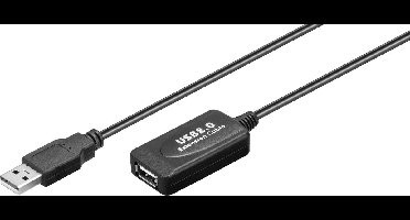 Goobay actieve USB naar USB verlengkabel - USB2.0 - tot 0,5A - 10 meter