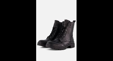 Tamaris dames veterboots - Zwart - Maat 36