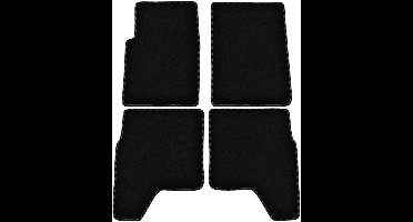 BASIC zwarte veloursmatten voor: Hyundai Galloper off-road (1991-2003)