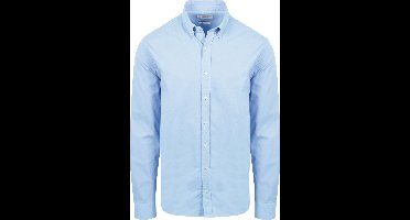 King Essentials The Tommy Overhemd Lichtblauw - Maat S - Heren