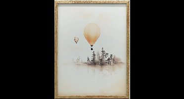 Muurposter In Aluminium Lijst Fairy-Taile Vlucht 30X40 Cm