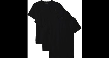 Calvin Klein heren 3P O-hals shirts zwart