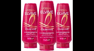 L'Oréal Elvive Color Vive Conditioner - 3 x 200 ml - Voordeelverpakking