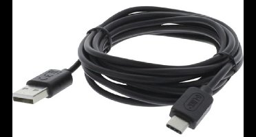 Q-link USB kabel - USB naar USB C - Type C - Lengte 250 cm - Zwart