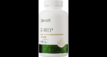 OstroVit - 5-HTP - VEGE - 90 Capsules - 5-hydroxytryptophan (5-HTP) - Griffonia simplicifolia extract - L-tryptophan - Vitamin B6 (P-5-P) - Complex