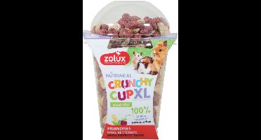 Knaagdier Snack Zolux - Crunchy Cup XL Hart - 220gr, Natuurlijke Ingrediënten, Zonder Toegevoegde Suikers