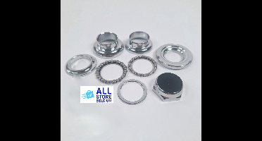 Balhoofdset compleet verchroomd 1/1 replica