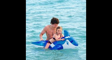 Opblaasbare Walvis Blauw 145x80 cm