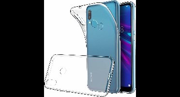 Ntech Hoesje Geschikt voor Huawei Y6 2019 Transparant Hoesje / Crystal Clear TPU Case