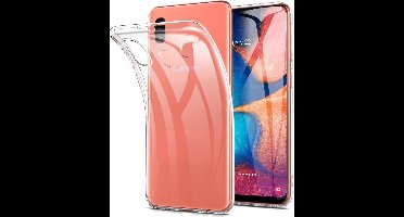 Ntech Hoesje Geschikt Voor Samsung Galaxy A20e Transparant Hoesje / Crystal Clear TPU Case