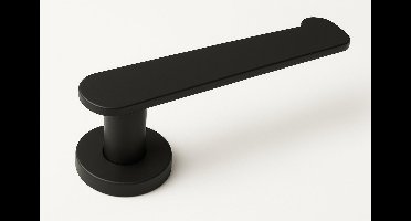 Profielenloods - Wc rol houder monteren met schroeven - Zwart