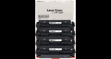 MediaHolland - Huismerk 415X Toners geschikt voor HP W2030X, W2031X, W2032X en W2033X MET CHIP!! Set 4 kleuren.