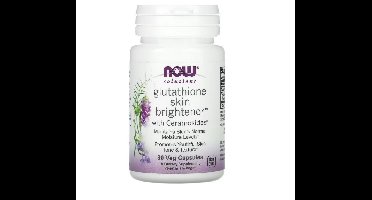 NOW Foods, Solutions, Glutathione Skin Brightener, 30 Veg Capsules