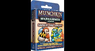 Munchkin Warhammer 40k Savagery and Sorcery - Uitbreiding - Kaartspel - Engelstalig - Steve Jackson Games