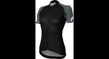 Rh+ RH+ Antares W Dames Fietsshirt - Premium Wielrenjersey Aerodynamisch Design - Professioneel Wielerkleding Vrouwen ZWART - Maat XL