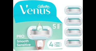 Gillette Venus Deluxe Pro Smooth Sensitive - 4 Navulscheermesjes