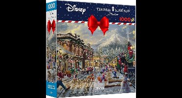 Puzzle - 1000 Stujkes - Disney - Thomas Kinkade - CEACO - Candy Cane Express