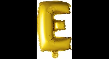 Wefiesta Folieballon Letter E 41 Cm Goud
