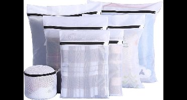 New Age Devi - Waszakken Set van 7 voor Jouw Delicate Wasgoed - Inclusief Waszakje voor Lingerie, BH en Grote Waszakken - Bescherm je Kleding met Onze Kwalitatieve Wasnetten!