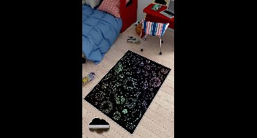 Asir - Tapijt - 60 x 100 cm - Veelkleurig
