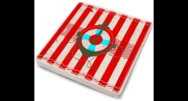 Asir - Onderzetter - 10 x 10 x 1 cm - Veelkleurig