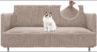 Boraboi ® Oversized Stretchbare Bankhoes voor 2-Zitsbanken met Elastische Bescherming voor Huisdieren en Kinderen