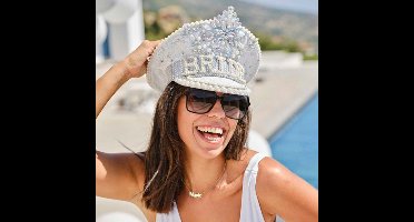 Burning Men Pet met Edelstenen - "Bride" - Wit