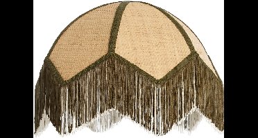 Light&living Kap Ø35x28 cm SULINA raffia naturel+groen