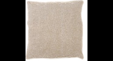 Dutch Decor WABER - Sierkussen 45x45 cm - camel - bruin - Inclusief binnenkussen