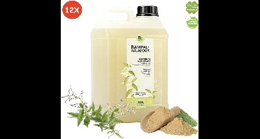 Marseille zeep douche shampoo 12x 3 LITER met biologisch klei en verbena | Rampal Latour