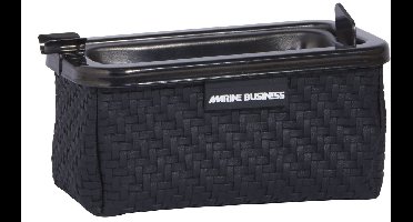 Marine Business Windproof Sigaren Asbak Rattan Black 15x9x8cm