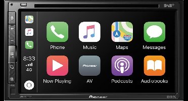 Pioneer AVH-Z5200DAB autoradio Zwart Bluetooth