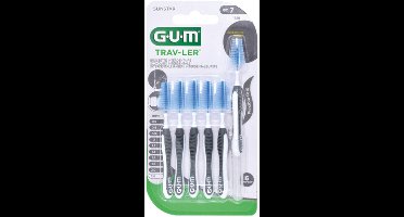 GUM Trav-Lers Ragers Zwart 2,6 mm - 3 x 6 stuks - Voordeelverpakking