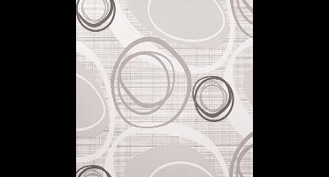 Bulgomme Bedrukt Cirkel Tafelkleed - Per meter