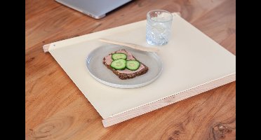 Angled Tray L geel | aluminium design dienblad en organizer