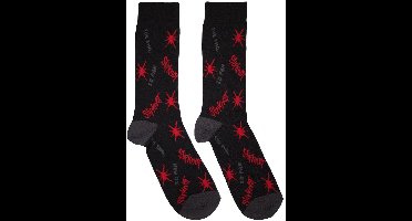 Slipknot - All Over Print Splat The End, So Far Enkelsokken - Zwart