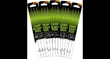Fox Carp EOS Ready Carp Rigs Wide Gape H2 - 25lb