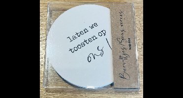 Bierviltjes set van 10 stuks Laten we toosten op ons!