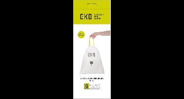 EKO - Afvalzakken 50-90 liter (G) - Plastic - wit - Afvalzak