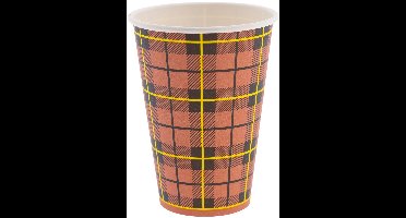 Koffiebeker max. 5% PE-coating. Voldoet aan strikte recyclingvereisten 180ml karton scotty 500 stuks rood