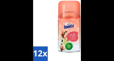 At Home - Scents - Navulling - Vanille - Spray - 250 ml - Voordeelverpakking - 12 stuks