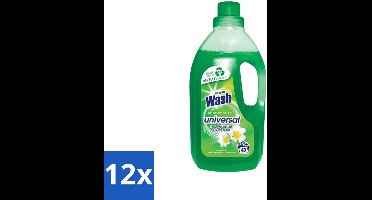 At Home - Wash - Wasmiddel - Alle Was - Frisse Geur - 42 Wasbeurten - Voordeelverpakking - 12 stuks