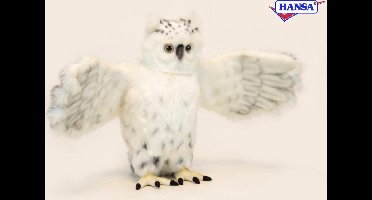 Pluche Sneeuwuil Vliegend, Hansa
